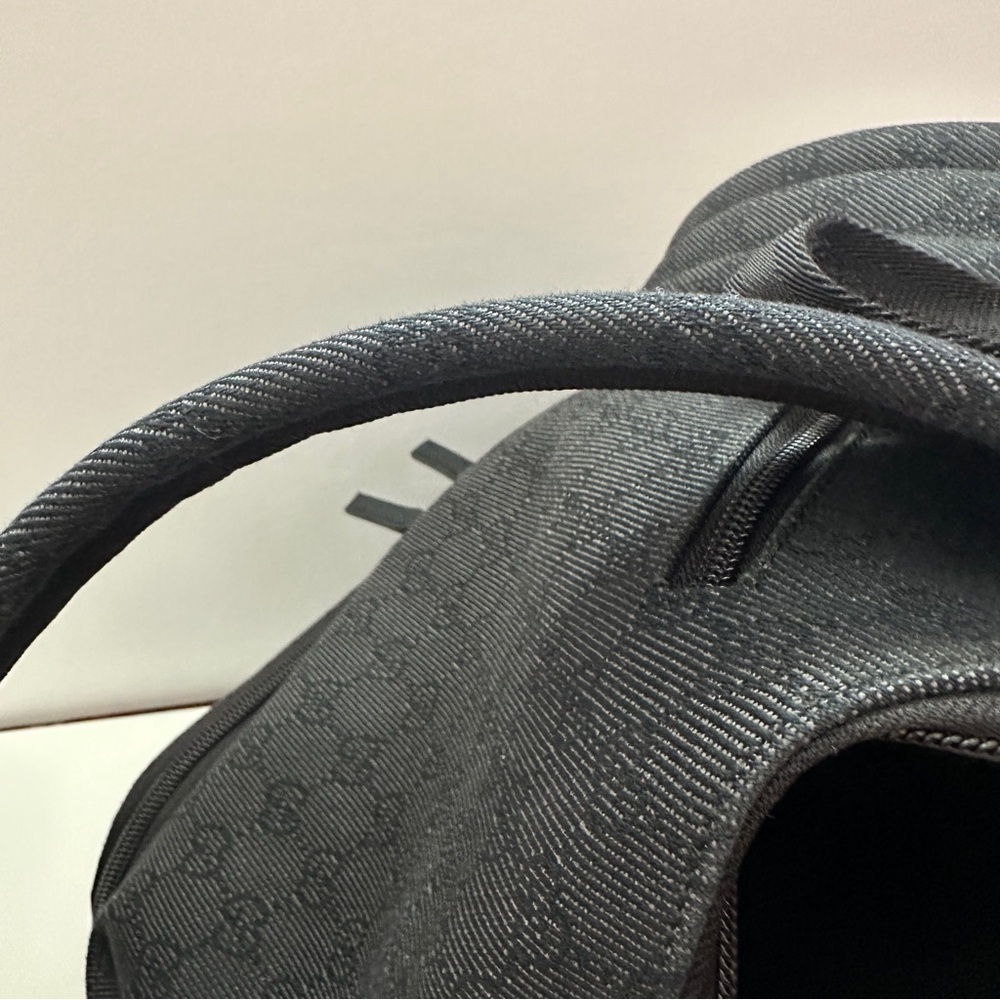BRAND NEW Gucci GG Black Canvas Men’s Backpack Large - Picture 12 of 13